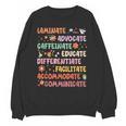 SPED Caffeinate Advocate Laminate Educate Teacher Facilitate For Men Women Unisex Sweatshirt, trending gift SPED Caffeinate Advocate Laminate Educate Teacher Facilitate For Men Women Unisex Sweatshirt, trending gift