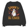 Spooky ESL Teacher Ghost Halloween School Women Unisex Sweatshirt, Esl Teacher Gifts, trending gift Spooky ESL Teacher Ghost Halloween School Women Unisex Sweatshirt, Esl Teacher Gifts, trending gift