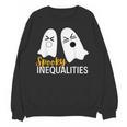 Spooky Ghost Inequalities Halloween Math Teacher Unisex Sweatshirt, trending gift