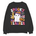 Spooky Teacher Ghost Pencil Teach Halloween Teacher Unisex Sweatshirt, trending gift