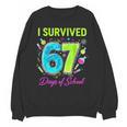 I Survived 67 Days Of School 67 Meme Science Teacher Unisex Sweatshirt, Science Teacher Gifts, trending gift I Survived 67 Days Of School 67 Meme Science Teacher Unisex Sweatshirt, Science Teacher Gifts, trending gift