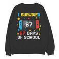 I Survived 67 Days Of School 67 Teacher Squad Matching Unisex Sweatshirt, trending gift I Survived 67 Days Of School 67 Teacher Squad Matching Unisex Sweatshirt, trending gift