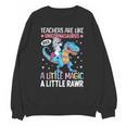 T Rex Dinosaur Unicorn Teachers Are Like Unicornasaurus Rex Unisex Sweatshirt, trending gift T Rex Dinosaur Unicorn Teachers Are Like Unicornasaurus Rex Unisex Sweatshirt, trending gift