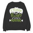 I Teach The Cutest Little Monsters Halloween Teacher Spooky Unisex Sweatshirt, trending gift I Teach The Cutest Little Monsters Halloween Teacher Spooky Unisex Sweatshirt, trending gift