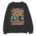 I Teach The Cutest Pre-K Pumpkin Teacher Student Halloween Unisex Sweatshirt, trending gift