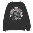 Teach Love Inspire Teacher Unisex Sweatshirt, trending gift