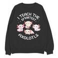 I Teach The Smartest Axolotls Cute Teacher Axolotl Unisex Sweatshirt, trending gift