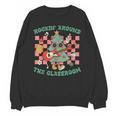 Teacher Christmas Rockin' Around The Classroom Men Women Kids Unisex Sweatshirt, trending gift