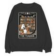 The Teacher Ghost Book Reading Books Lover Halloween Unisex Sweatshirt, trending gift