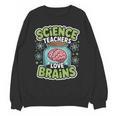 Teacher Halloween Costume Science Teachers Love Brains Unisex Sweatshirt, Science Teacher Gifts, trending gift Teacher Halloween Costume Science Teachers Love Brains Unisex Sweatshirt, Science Teacher Gifts, trending gift