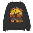 Teacher Halloween All English Teachers Love Brains Unisex Sweatshirt, English Teacher Gifts, trending gift Teacher Halloween All English Teachers Love Brains Unisex Sweatshirt, English Teacher Gifts, trending gift