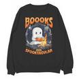 Teacher Halloween Ghost Reading Book Animal Boooks Are Unisex Sweatshirt, trending gift Teacher Halloween Ghost Reading Book Animal Boooks Are Unisex Sweatshirt, trending gift