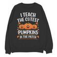 Teacher Halloween I Teach The Cutest Pumpkins In The Patch Unisex Sweatshirt, trending gift