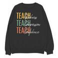 Teacher Kindness Compassion Confidence Teaching Unisex Sweatshirt, trending gift Teacher Kindness Compassion Confidence Teaching Unisex Sweatshirt, trending gift