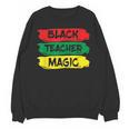 Teacher Magic Black History Month Educator For Men Women Unisex Sweatshirt, History Teacher Gifts, trending gift