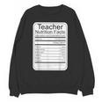 Teacher Nutrition Facts Teachers Nutritional Fact Unisex Sweatshirt, trending gift Teacher Nutrition Facts Teachers Nutritional Fact Unisex Sweatshirt, trending gift