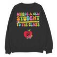 Teacher Pregnancy Announcement Clothing Expecting Teacher X-Small Unisex Sweatshirt, trending gift