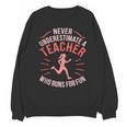Teacher Who Runs Half Marathon Runner Running Lover Graphic Unisex Sweatshirt, trending gift Teacher Who Runs Half Marathon Runner Running Lover Graphic Unisex Sweatshirt, trending gift
