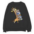 Teacher Shirt Giraffe Holding Books Bookworm Librarian Unisex Sweatshirt, trending gift Teacher Shirt Giraffe Holding Books Bookworm Librarian Unisex Sweatshirt, trending gift