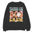Teachers Aide Boo Crew Ghost Groovy Halloween For Women Unisex Sweatshirt, trending gift Teachers Aide Boo Crew Ghost Groovy Halloween For Women Unisex Sweatshirt, trending gift