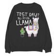 Teachers Testing Day Test Day No Prob Llama Teacher Unisex Sweatshirt, trending gift Teachers Testing Day Test Day No Prob Llama Teacher Unisex Sweatshirt, trending gift