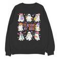 Teaching My Boos Teacher Cute Ghost Groovy Teacher Halloween Unisex Sweatshirt, Groovy Teacher Gifts, trending gift Teaching My Boos Teacher Cute Ghost Groovy Teacher Halloween Unisex Sweatshirt, Groovy Teacher Gifts, trending gift