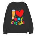 Teens Graduation I Heart My Teachers I Love My Teachers Unisex Sweatshirt, trending gift
