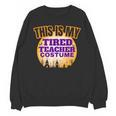 This Is My Tired Teacher Costume Halloween Teachers Unisex Sweatshirt, trending gift This Is My Tired Teacher Costume Halloween Teachers Unisex Sweatshirt, trending gift