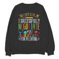 Toddler Negotiator Preschool Teacher Humor Babysitters Unisex Sweatshirt, trending gift Toddler Negotiator Preschool Teacher Humor Babysitters Unisex Sweatshirt, trending gift