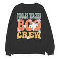 Toddler Teacher Boo Crew Ghost Groovy Halloween For Women Unisex Sweatshirt, Groovy Teacher Gifts, trending gift