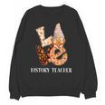 History Teacher Love Autumn Fall Gnome For Teachers For Men Women Unisex Sweatshirt, History Teacher Gifts, trending gift