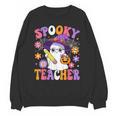 Trick Or Teach Spooky Teacher Ghost Halloween Teacher Unisex Sweatshirt, trending gift