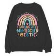 Twinning With My Teacher Bestie Rainbow Matching Teachers Unisex Sweatshirt, trending gift Twinning With My Teacher Bestie Rainbow Matching Teachers Unisex Sweatshirt, trending gift