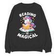 Unicorn Teacher Reading Is Magical Book Unisex Sweatshirt, trending gift