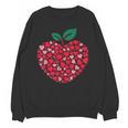 Valentines Day Teacher Hearts Apple Love Teach Women Men Unisex Sweatshirt, trending gift Valentines Day Teacher Hearts Apple Love Teach Women Men Unisex Sweatshirt, trending gift