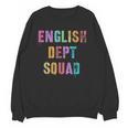 Vintage ENGLISH DEPT SQUAD Back To School Teacher Student Unisex Sweatshirt, English Teacher Gifts, trending gift