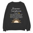 Vintage Human Sunshine Definition Teachers Mom Boss Women Unisex Sweatshirt, trending gift Vintage Human Sunshine Definition Teachers Mom Boss Women Unisex Sweatshirt, trending gift