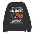 Violin Player Costume For Men Women Violin Teacher Violinist Unisex Sweatshirt, trending gift