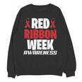 We Wear Red For Red Ribbon Week Awareness Mothers Teachers Unisex Sweatshirt, trending gift We Wear Red For Red Ribbon Week Awareness Mothers Teachers Unisex Sweatshirt, trending gift