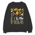 Welcome To The Hive Bee Teacher Back To School Unisex Sweatshirt, trending gift