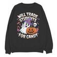 Will Trade Students For Candy Halloween Teacher Unisex Sweatshirt, trending gift