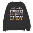 Will Trade Students For Candy Teacher Halloween Costume Tee Unisex Sweatshirt, trending gift Will Trade Students For Candy Teacher Halloween Costume Tee Unisex Sweatshirt, trending gift