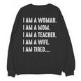 Woman Mom Teacher Wife TIRED T Shirt Cute Mom Teacher Shirts Unisex Sweatshirt, trending gift Woman Mom Teacher Wife TIRED T Shirt Cute Mom Teacher Shirts Unisex Sweatshirt, trending gift