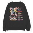 Women Bible Verse Christian Teacher God Says Back To School Unisex Sweatshirt, trending gift Women Bible Verse Christian Teacher God Says Back To School Unisex Sweatshirt, trending gift