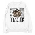Back To School Teacher Life Apple Leopard Teacher Women Unisex Sweatshirt, trending gift Back To School Teacher Life Apple Leopard Teacher Women Unisex Sweatshirt, trending gift
