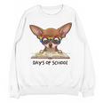 Chihuahua 100 Days Of School Rainbow Glasses Teacher Unisex Sweatshirt, trending gift Chihuahua 100 Days Of School Rainbow Glasses Teacher Unisex Sweatshirt, trending gift