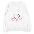 Christmas Candy Cane Work Of Heart Fourth 4th Grade Teacher Unisex Sweatshirt, 4th Grade Teacher Gifts, trending gift