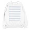 Colleged Ruled Paper Lined Writer Student Professor Teacher Unisex Sweatshirt, trending gift Colleged Ruled Paper Lined Writer Student Professor Teacher Unisex Sweatshirt, trending gift