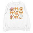 Coquette Bow Teacher Thanksgiving Fall Autumn Girls Women Unisex Sweatshirt, trending gift