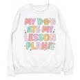 My Dog Ate My Lesson Plan Kindergarten Teacher Dog Lover For Men Women Unisex Sweatshirt, trending gift My Dog Ate My Lesson Plan Kindergarten Teacher Dog Lover For Men Women Unisex Sweatshirt, trending gift